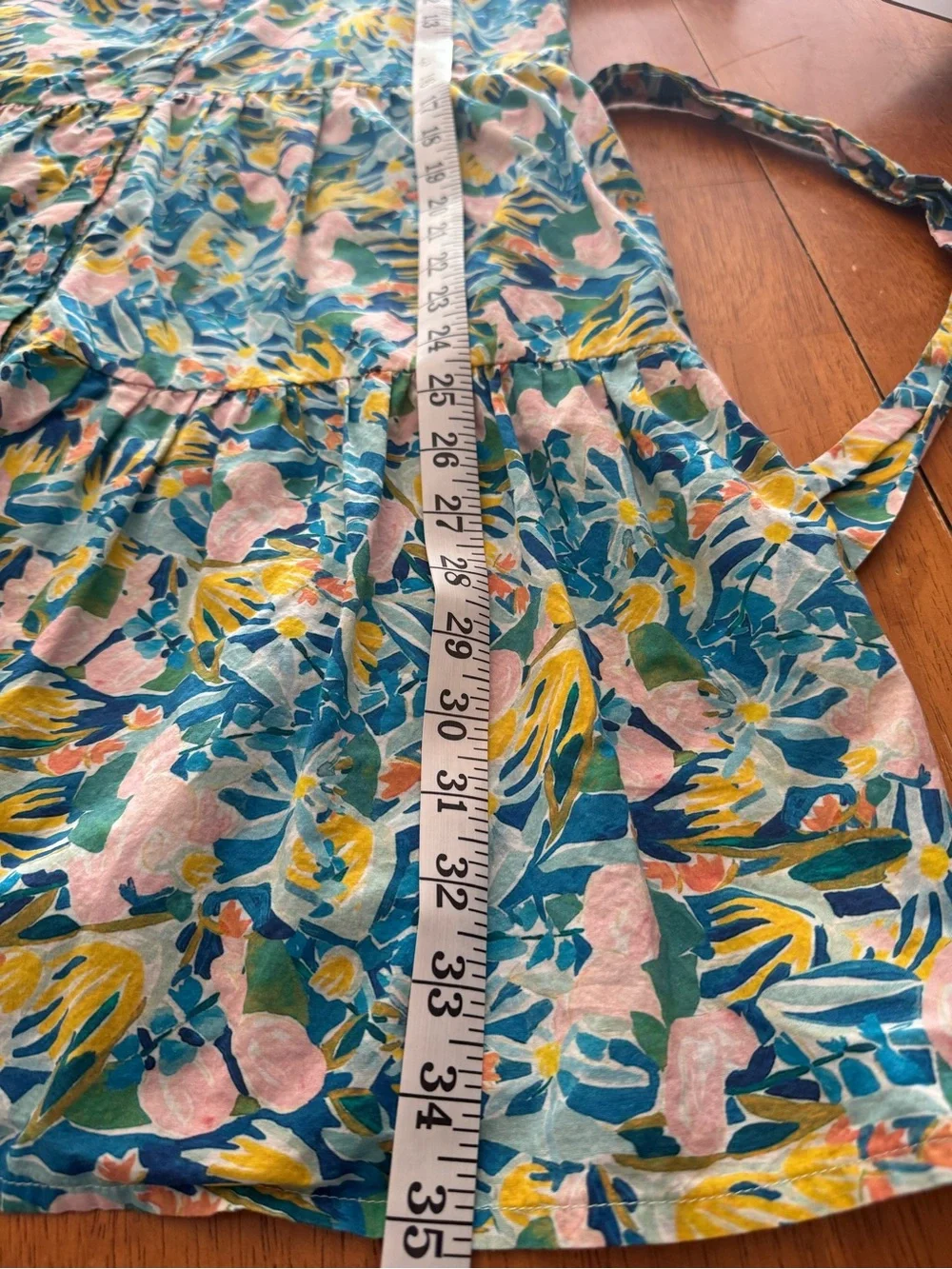 Jade by Melody Tam Multicolor Floral Dress — Blue, Pink & Yellow Size Small